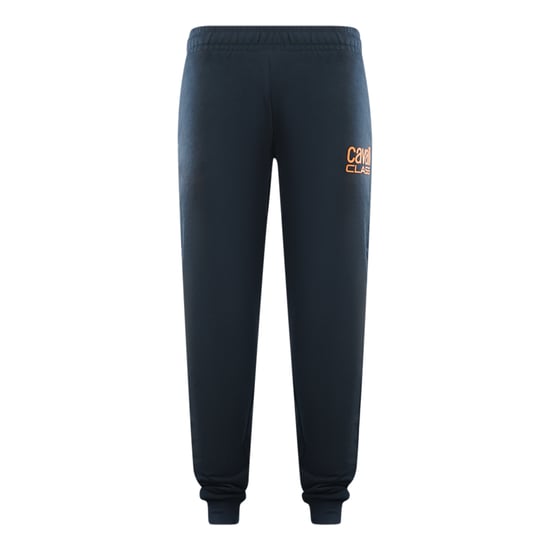 Cavalli Class Bold Logo Marineblaue Sweatpants - Image 1