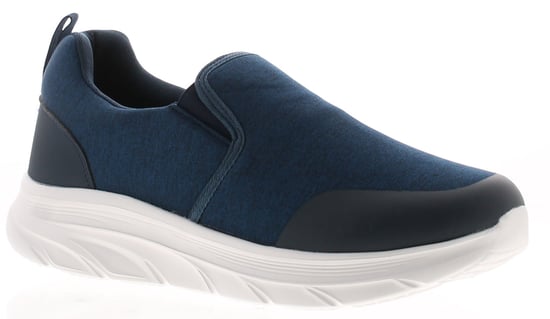 Focus Mens JerseyTrainers Comfy Wilkie Slip On navy