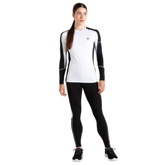 Dare 2B - "Exchange III" Basisschicht-Set für Damen (Schwarz/Weiß) - Image 1