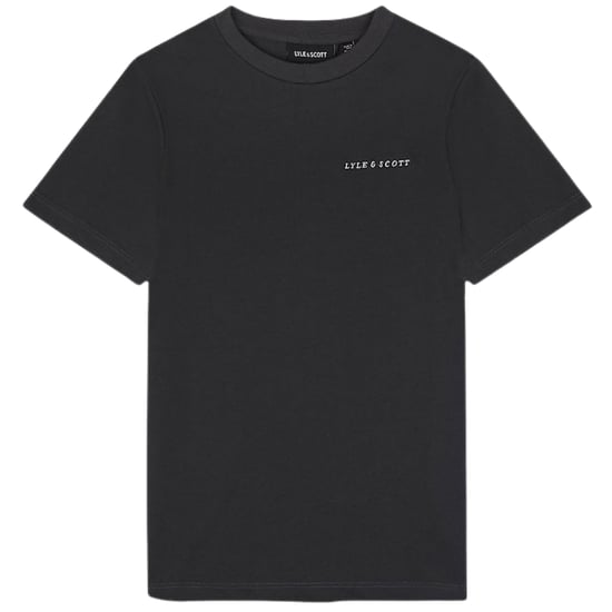 Lyle & Scott T-Shirt mit gesticktem Logo in Gunmetal Grey - Image 1