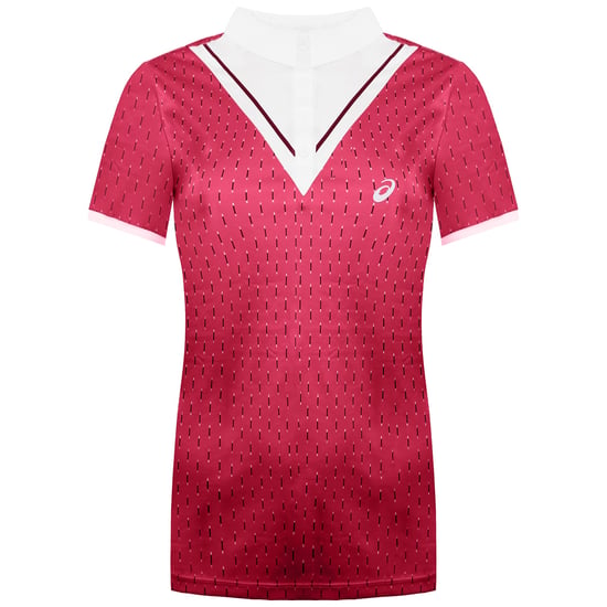 Asics Club Damen-Tennispoloshirt in Rosa - Image 1