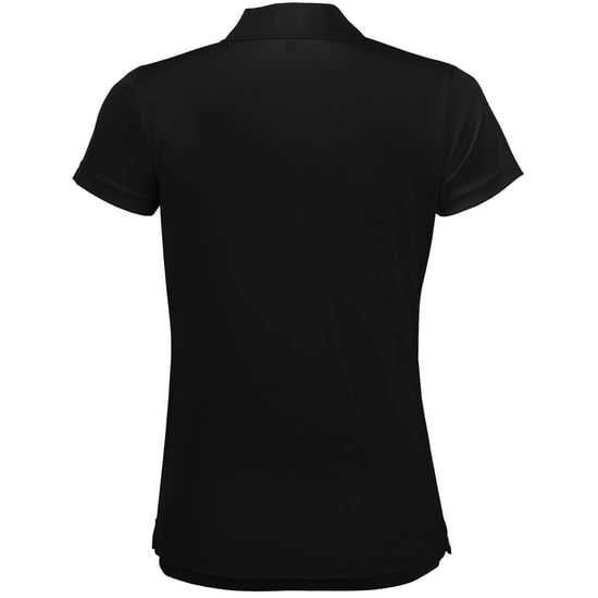SOLS Womens/Ladies Performer Kurzarm-Piqué-Poloshirt (Schwarz) - Image 2