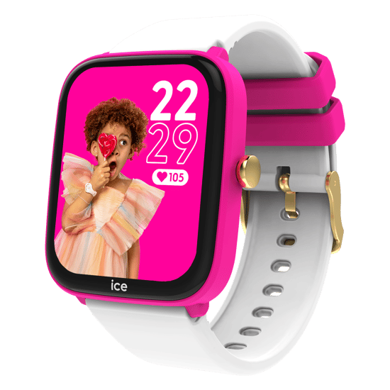 Ice Watch Ice Smart Junior 2.0 - Auffälliges Pink - Weiße Mädchen Uhr 022798 - Image 2