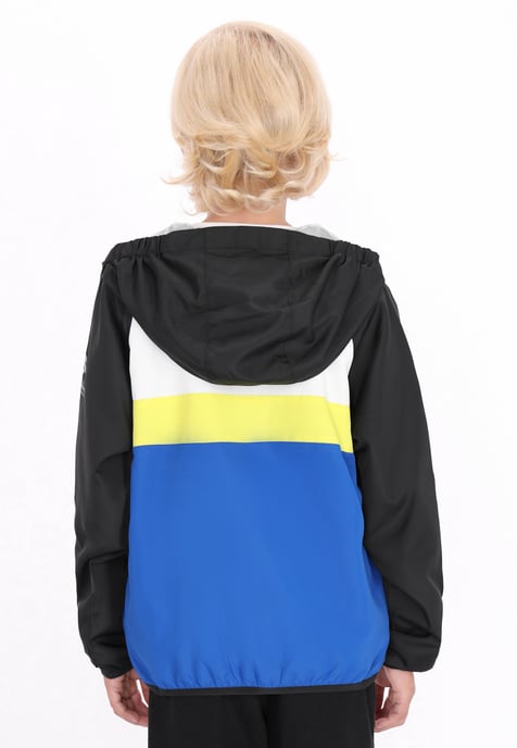 Schmuddelwedda Anorak Jungen (Kids) Königsblau Colorblock - Image 4