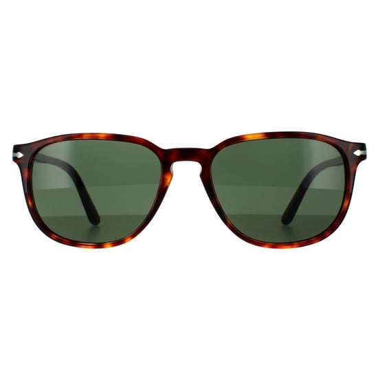 Persol Quadratische Herren Sonnenbrille Havanna Grün - Image 1