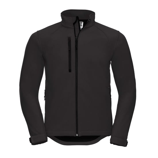 Russell - Softshelljacke für Herren (Schwarz) - Image 1