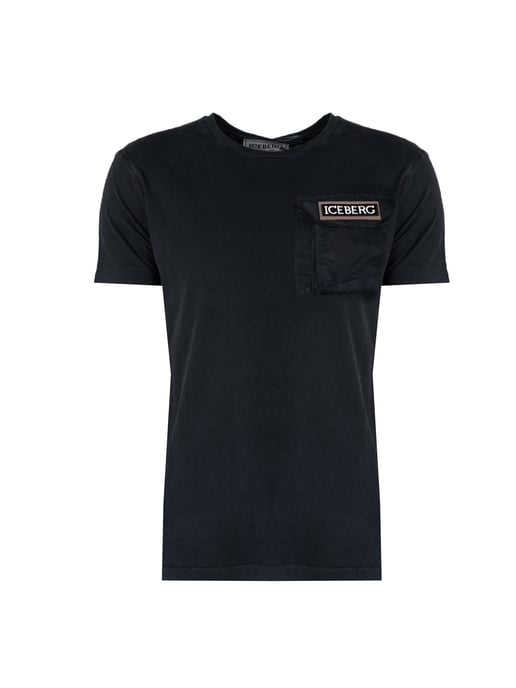 Iceberg T-Shirt C-Neck Herren schwarz - Image 1