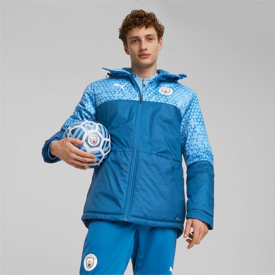 PUMA Mens Manchester City Football Graphic Winter Jacket