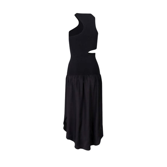 Stella McCartney - Robe longue en soie à découpes - Image 1