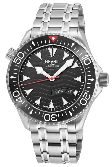 Gevril Herrenuhr Hudson Yards Schweizer Automatikuhr Schwarz - Image 1