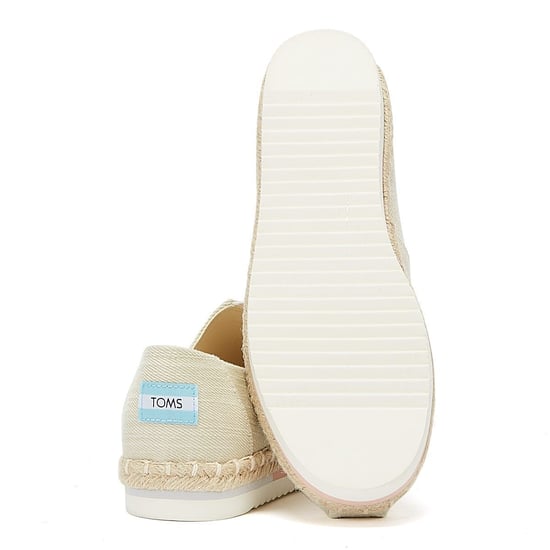 TOMS Alpargata Plattform Seil Womens Natural Espadrilles - Image 4