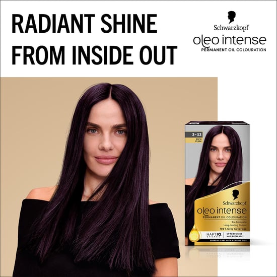 Oleo Intense Permanent Oil Colour Hair Dye, - 3-33 Rich Plum