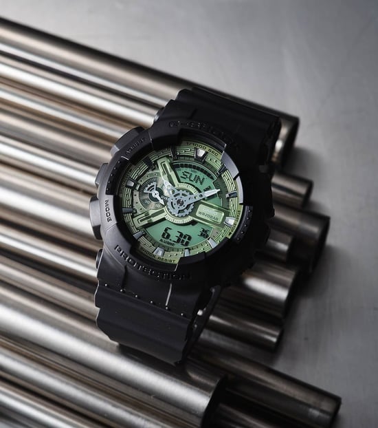 Casio G-Shock Herren Schwarz Uhr GA-110CD-1A3ER - Image 4