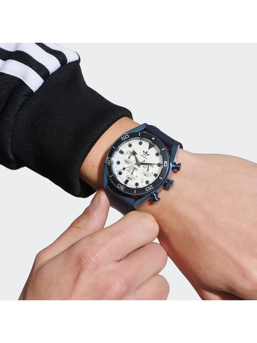 Adidas Originals Edition Two Chrono Unisex Blau Uhr AOFH23004 - Image 4