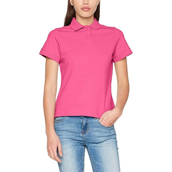 Fruit Of The Loom Ladies Lady-Fit Premium Short Sleeve Polo Shirt (Fuchsia)