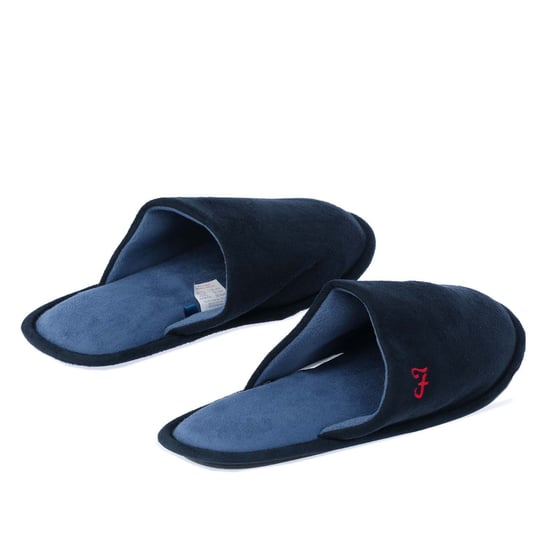 Chaussons Hydraulic Farah Pour Homme en Bleu Marine Chiné - Image 3