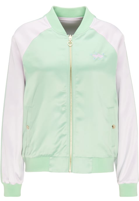 Mymo Wendejacke Damen Neo-Mint-Farbblock - Image 1