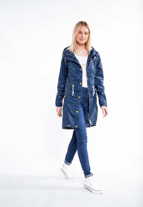 Schmuddelwedda Regenmantel Damen Marine - Image 2
