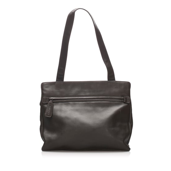 Vintage Chanel CC Lambskin Leather Tote Bag Black - Image 3