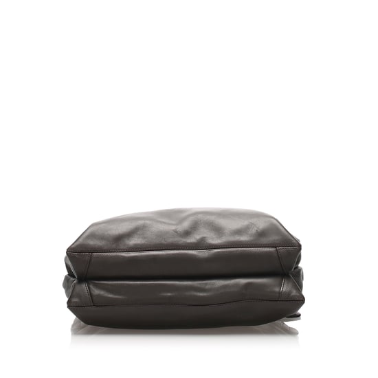 Vintage Chanel CC Lambskin Leather Tote Bag Black - Image 4