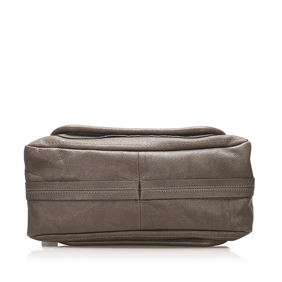 Vintage Chloe Paraty Leather Satchel Gray - Image 4