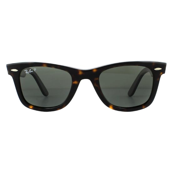 Ray-Ban Rectangle Unisexe Tortoise Green Polarise Lunettes de soleil - Image 1