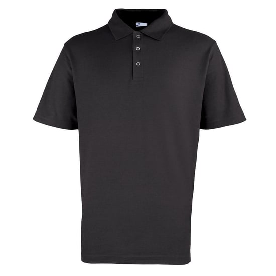 Premier - Poloshirt Nietenfront für Herren (Schwarz) - Image 1