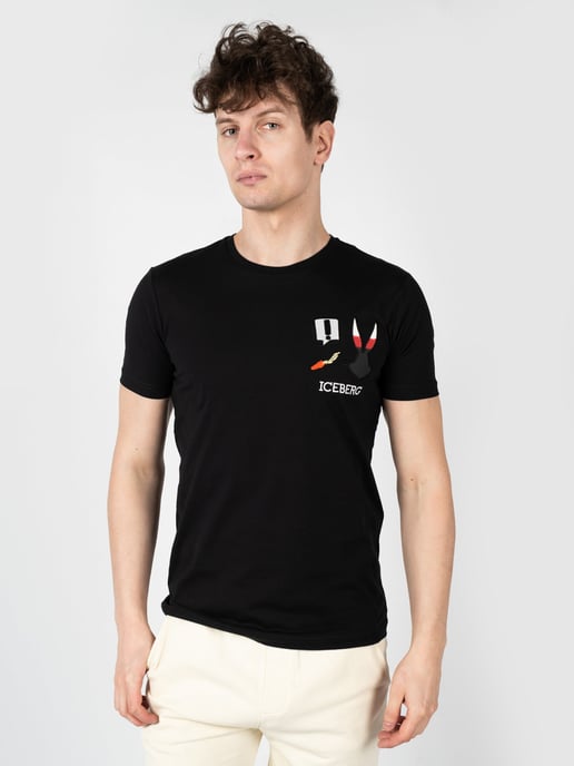 Iceberg T-Shirt Herren schwarz - Image 3