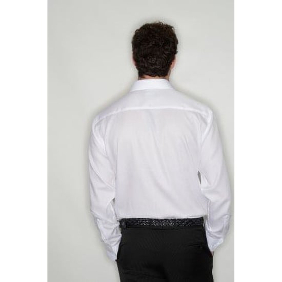 Russell Collection Herren Langarm Ultimate Non-Iron Hemd (Weiß) - Image 2