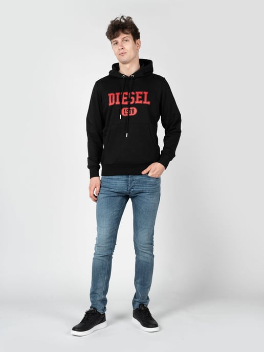 Diesel Sweatshirt S-Ginn Herren Schwarz - Image 2