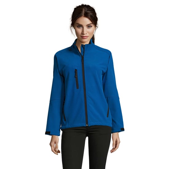 SOLS Womens/Ladies Roxy Soft Shell Jacket (Breathable, Windproof And Water Resistant) (Royal Blue)