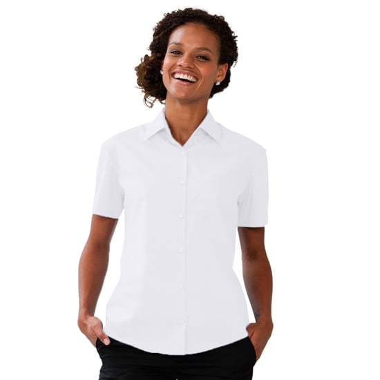 Russell Collection - Bluse mit kurzen Ärmeln - Damen (Weiß) - Image 4
