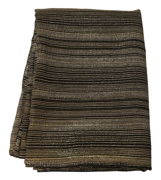 Dolce & Gabbana Damen Metallic Gold Seide Stretch Schal Wrap Schal - Image 4