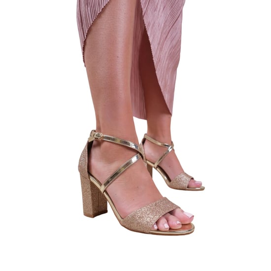 Where's That From - Damen Sandalen "Ruth" (Gold) - Image 1