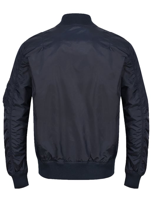 Alpha Industries Men's MA-1 TT Bomber Jacket in Dark Blue - Image 4