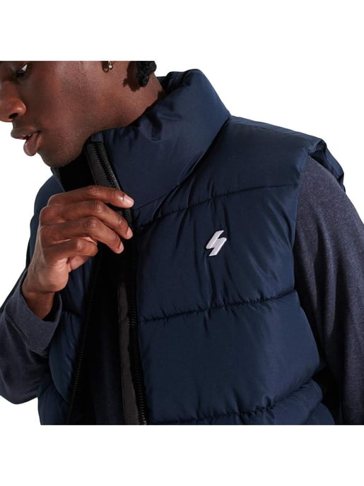 Superdry Herren ärmellose Daunenjacke Vintage-Logo - Image 2