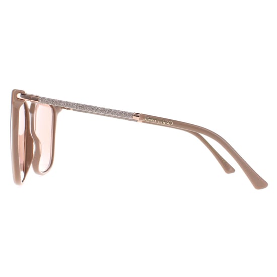 Jimmy Choo Square Damen Nude Rosa Flash Silber Spiegel SCILLA/S - Image 3