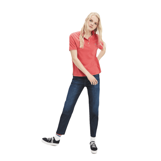 Polo Tommy Jeans Damen klassisches Logo - Image 2