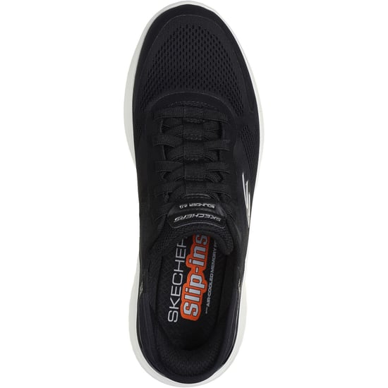 Skechers Bounder 2.0 Emerged Textile Herren Schwarz/Weiß Turnschuhe - Image 3
