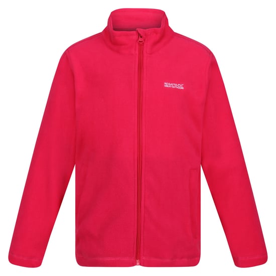 Regatta Great Outdoors Childrens/Kids King II Lightweight Full Zip Fleece Jacket (Pink Potion)