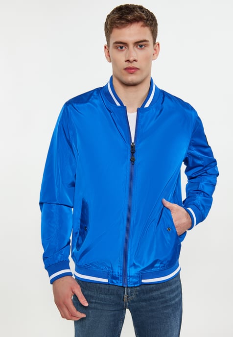 Schmuddelwedda Collegejacke Herren KÖNIGSBLAU - Image 3