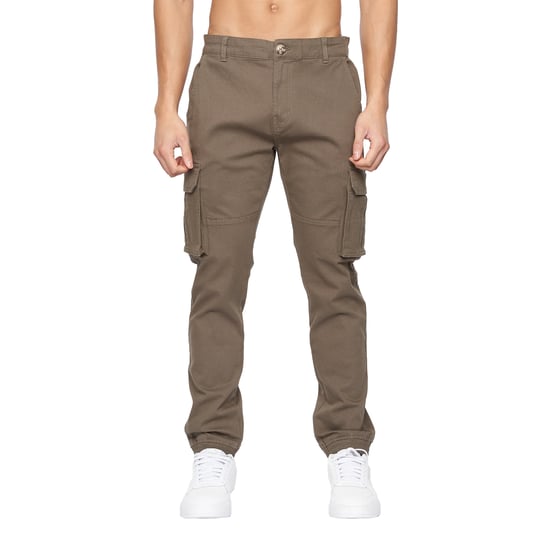 Crosshatch - "Frentons" Cargo-Hose für Herren (Khaki) - Image 1