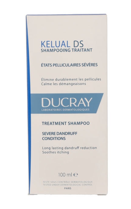 Ducray Kelual DS Anti-Dandruff Treatment Shampoo 100ml. - Image 2