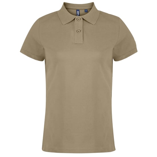 Asquith & Fox - Unifarbenes Poloshirt - Damen (Khaki) - Image 1