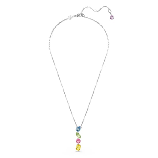 Swarovski 'Gema' Damen Halskette aus Metalllegierung - Silber 5692421 - Image 3