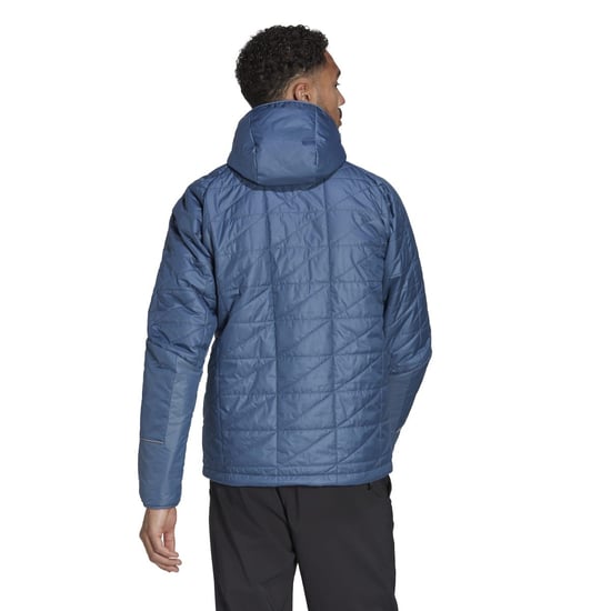 Men's adidas Terrex Multi Insulated Hooded Jacket in Blue