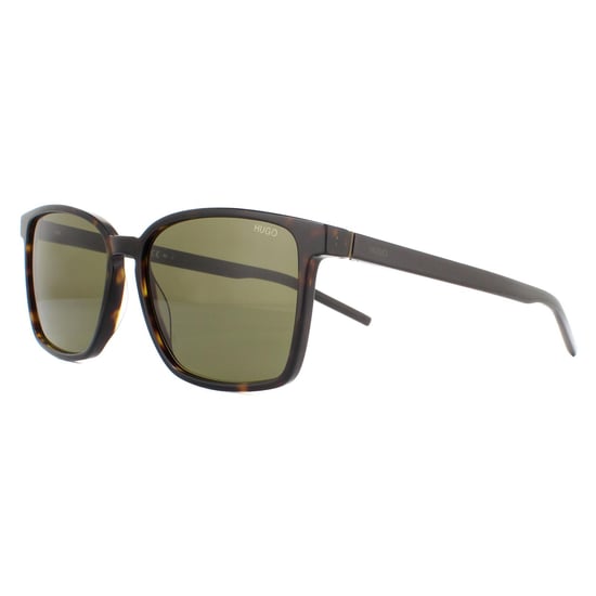 Hugo by Hugo Boss Square Mens Havanna Grün Sonnenbrille - Image 2