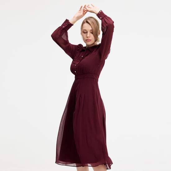Mousseline Bluse-Kleid - Image 2
