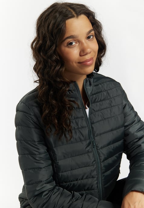 Mymo Leicht wattierte Jacke Damen Holzkohle - Image 5