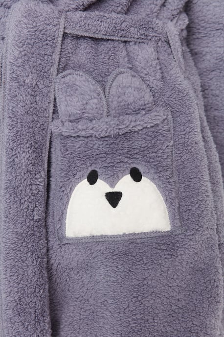 Trendyol Femmes Manche longue Col en V Court Robes de chambre - Image 3